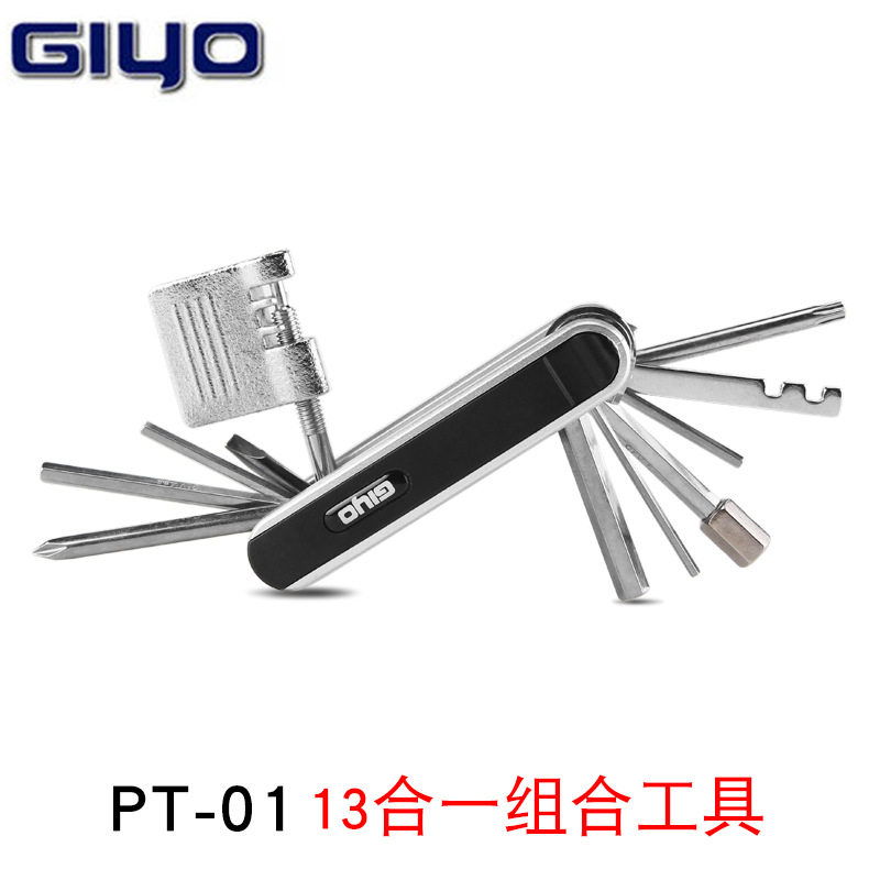 GIYO 자전거 수리 조합 도구 다기능 산악 자전거 자전거 수리 도구 PT-01 스포츠 장비