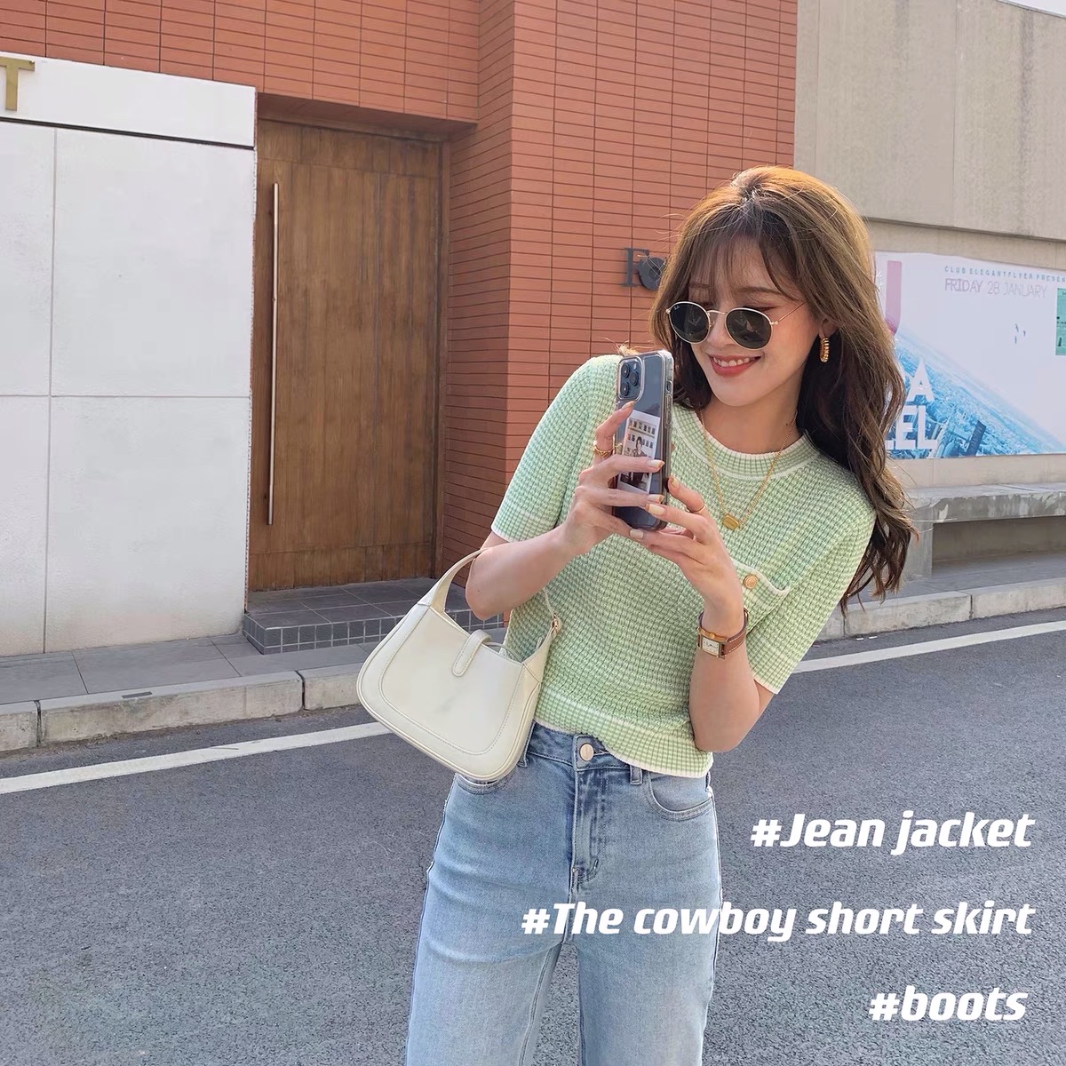 YESWOMENjennie的早餐開衫&amp;圓領，春日氣息小c系列