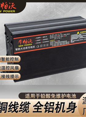 铝壳铅酸大功率12V24V36V智能快充充电器电三轮电四轮电轿充电机
