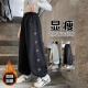 子秋冬外穿洋气2025新款 中大童韩版 休闲卫裤 女童加绒裤 儿童运动裤