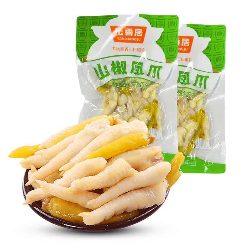 坛香居泡椒山椒凤爪100g