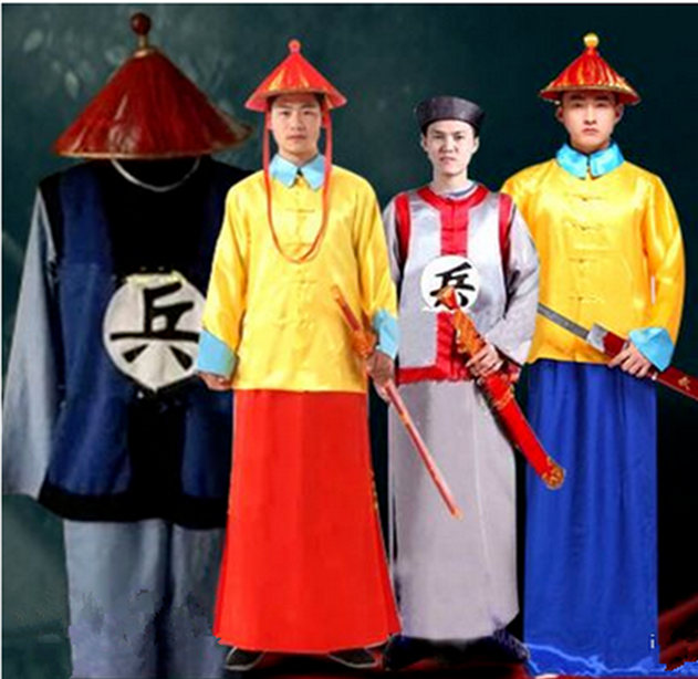 清朝御前侍卫古装士兵大臣官兵服太监明朝锦衣卫古代官差表演服装