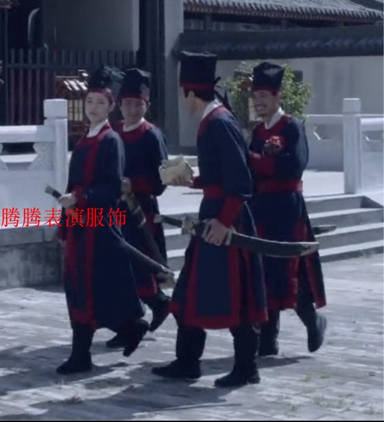 带刀御前大内侍卫服装捕快捕头家丁明朝官兵古装成人衙役卫兵服装