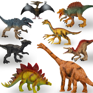 侏罗纪恐龙玩具仿真动物模型翼龙腕龙剑龙巨兽龙早教礼物益智男孩