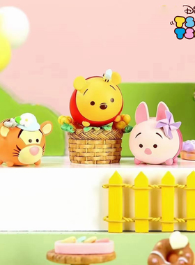 迪士尼松松Tsum卡通立体磁性贴玛丽猫草莓熊冰箱贴吸铁石蛋糕摆件