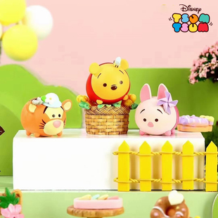 迪士尼松松Tsum卡通立体磁性贴玛丽猫草莓熊冰箱贴吸铁石蛋糕摆件