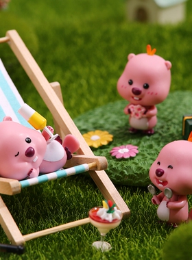 正版露比Loopy萌粒趣味立体冰箱贴盲袋赞萌露比盲盒Q萌公仔女礼物