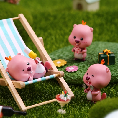 露比Loopy萌粒趣味立体冰箱贴