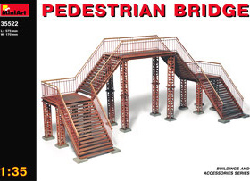 MINIART 35522 情景模型：人行天桥 塑料拼装模型(1/35)