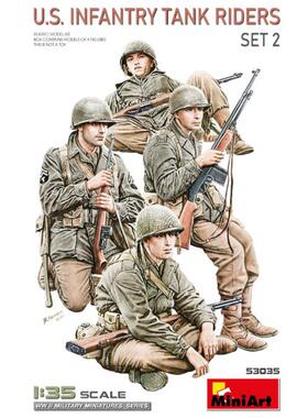 MINIART 53035 搭乘坦克的美国步兵Set.2