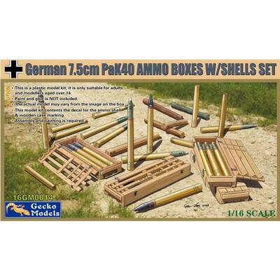 壁虎16GM0014Pak40反坦克炮弹药