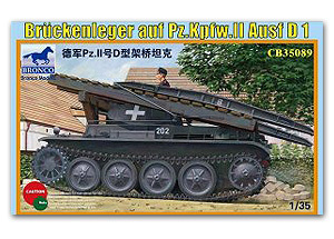 BRONCO/威骏 CB35089 2号D1型工兵架桥车 塑料拼装模型（1/35）