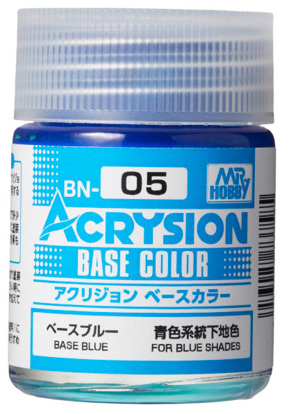 MR.HOBBY/郡仕 BN05 基础蓝色 ACRYSION系18ml水性模型油漆