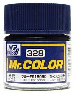 MR.HOBBY/郡仕 C328 FS15050蓝色 10ml油性模型油漆