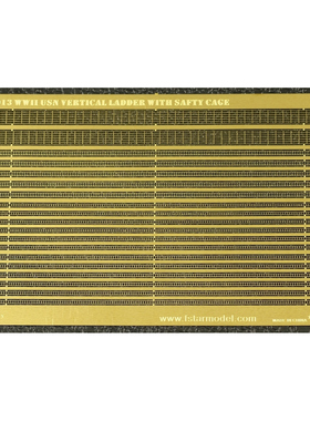 FIVE STAR/五星模型 FS700013 美国海军垂直爬梯及护栏改造蚀刻片
