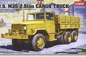 ACADEMY/爱德美 13410 美国陆军 M35 2.5吨级军事卡车 (1/72)
