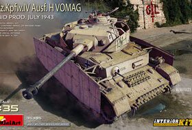 MINIART 35305 沃格玛 4号战车H中期型 1943年7月(全内部结构)