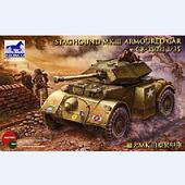 威骏 轮式 CB35021 Bronco 二战英国陆军 猎鹿犬Mk.III 装 甲侦察车