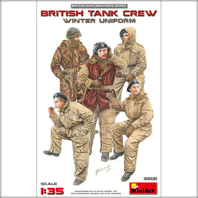 MINIART35121冬季英国装甲兵模型