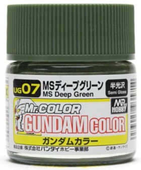 MR.HOBBY/郡仕 UG07 机动战士深绿色 10ml油性模型油漆