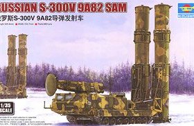 Trumpeter/小号手 09518 俄罗斯S-300V搭载9A82防空导弹发射车