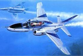 长谷川 07216  T-4 高级教练机