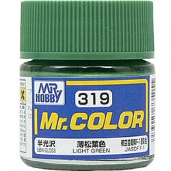 MR.HOBBY/郡仕 C319 薄松叶色 10ML油性模型油漆 - 封面