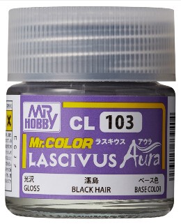 MR.HOBBY/郡仕 CL103 LASCIVUS Aura 黑发色 10ml油性模型油漆
