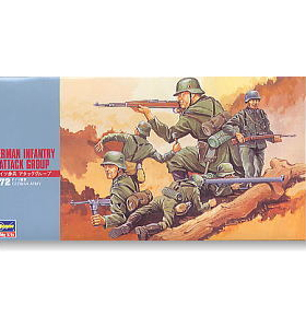 长谷川 31130 GERMAN INFANTRY ATTACK GROUP (1/72)