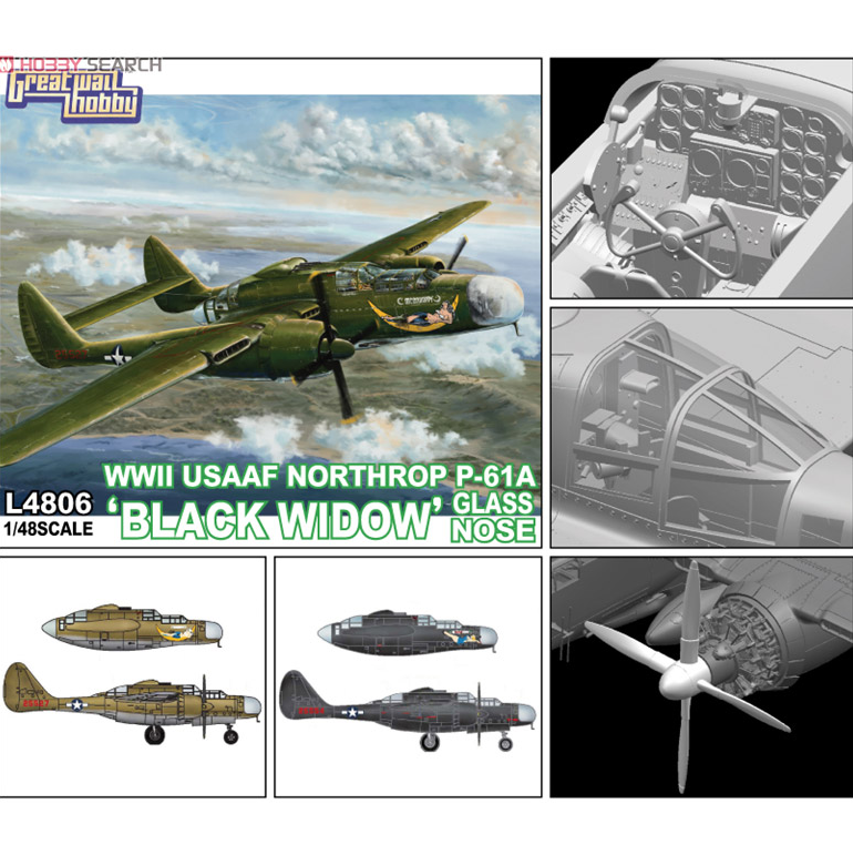 长城L4806P-61A黑寡妇战斗机