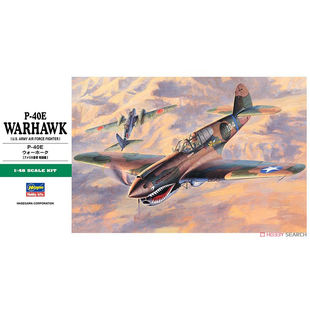 长谷川 09086 寇蒂斯 P-40E 战鹰 战斗机 (1/48)