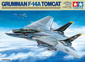 TAMIYA /田宫 61114 格鲁门 F-14A“雄猫”舰载战斗机 拼装1/48