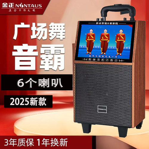 金正户外蓝牙音箱带显示屏