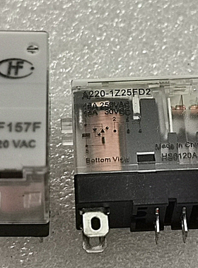 HF157F 220VAC  正品宏发继电器 HF157F-220VAC A220-1Z25FD2 16A