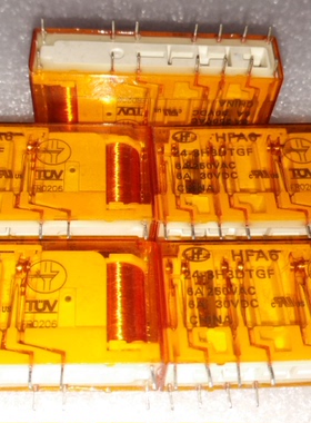 HFA4-24-3H1DTG 3H1DTGF 宏发 6A 250VAC/30VDC 10脚 全新继电器