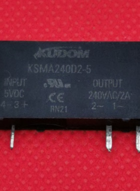 KSMA240D2-5 5VDC 进口品牌固态继电器 KSMA240D2-5 240VAC/2A
