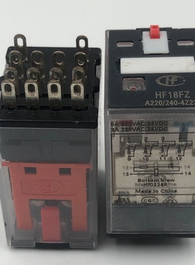 HF18FZ 24-4Z233正品宏发 HF18FZ A220/240-4Z233  散新货 14脚5A