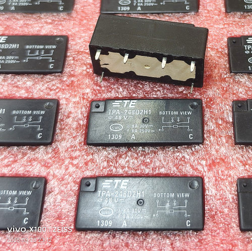TPA-248D2H1 48V 全新泰科继电器 6脚/8A/可通用 ST1-DC48V-F