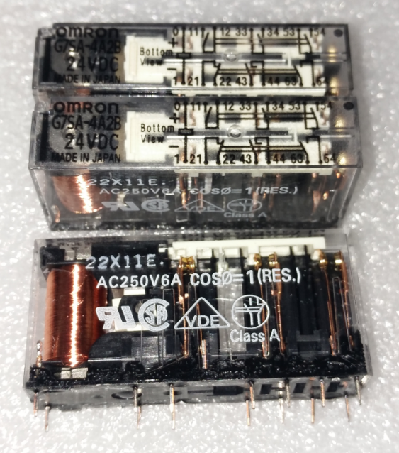 G7SA-4A2B 24VDC 宏发继电器 HFA6 24-4H2DTG 6A/250VAC 通用