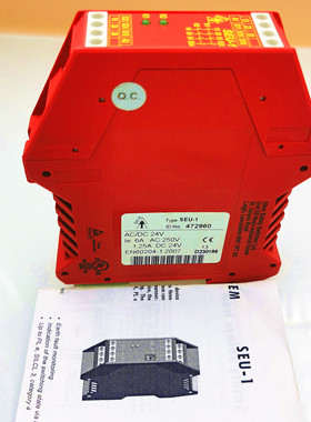 TYPE SEU-1德国进口安全继电器 ID-NO 472960 EN60204-1 2007 24V