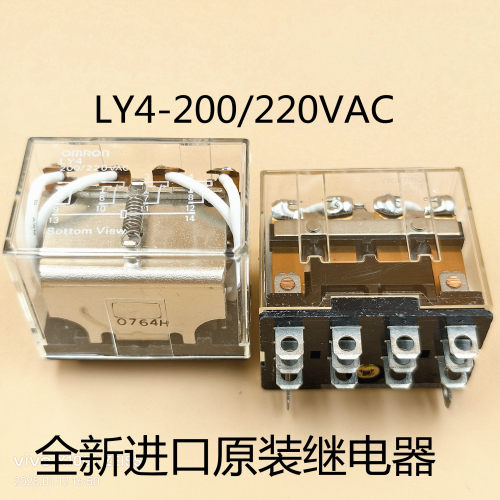 PTF14A-E 欧姆龙继电器底座 PTF14A-E  LY4N-100/110AC 220VAC