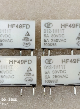 HF49FD 012-1H11T 全新宏发继电器 HF49FD 024-1H11T