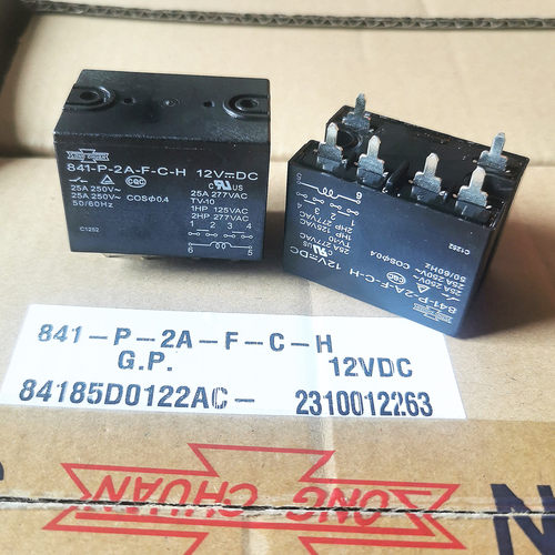 全新原装松川继电器 841-P-2A-F-C-H-12VDC 12VDC 25A 二组常开 - 封面