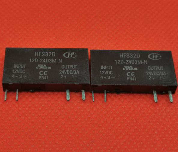 HFS32D 12D-24D3M-N 12VDC 宏发固态继电器 24VDC/3A