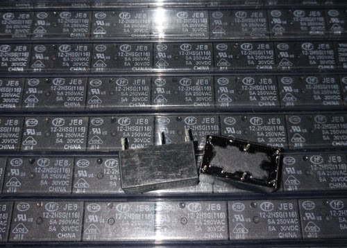 JE8 12-2HSG(116)宏发继电器HFE60P 12-2HSTG 两种通用的 12V