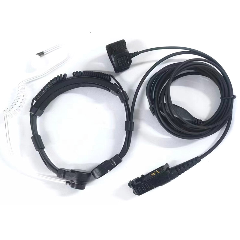 对讲机空气导管耳机喉震可伸缩XIR P6600 6620 MTP3100 3150 3250