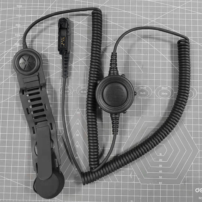 对讲机头骨传导消防用头盔耳机P6600i P6620 MTP3100 3150 3250