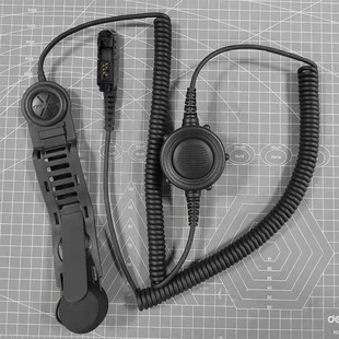 对讲机头骨传导消防用头盔耳机P6600i P6620 MTP3100 3150 3250