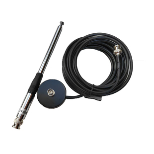 27-39MHz伸缩拉杆高增益天线CB机短波手台BNC车载台吸盘馈线