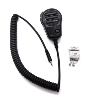 手机3.5mm手持手咪扬声话筒南山对讲微喇滔滔对讲麦克风内置电池